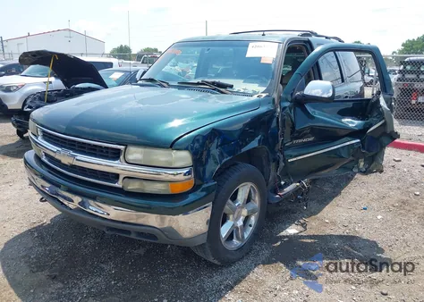 2002 Chevrolet Tahoe Lt from USA, damaged, VIN 1GNEK13Z22J222088